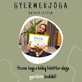 Gyermekjóga oktató lettem Esztergomban