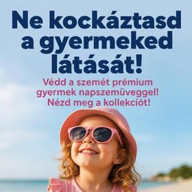 Ne kockáztasd a gyermeked látását! Védd a szemét prémium gyermek napszemüveggel! Nézd meg a kollekciót!