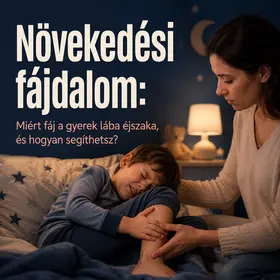 Növekedési fájdalom: Miért fáj a gyerek lába éjszaka, és hogyan segíthetsz?