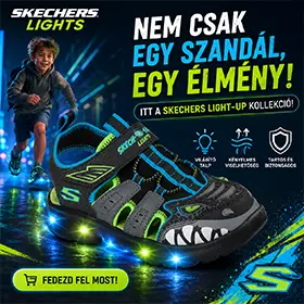 Nem csak egy szandál, egy élmény! Itt a Skechers Light-Up kollekció