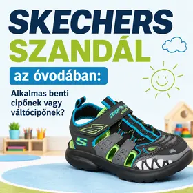 Skechers szandál az óvodában: Alkalmas benti cipőnek vagy váltócipőnek?